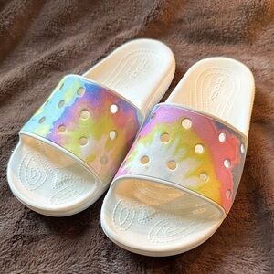 CROCS Women's Multicolor Slide Sandals
